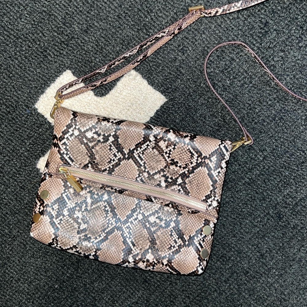 Hammitt VIP Handbag Medium Snakeskin Crossbody